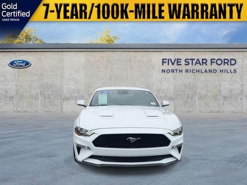 Oxford White 2021 Ford Mustang GT Premium