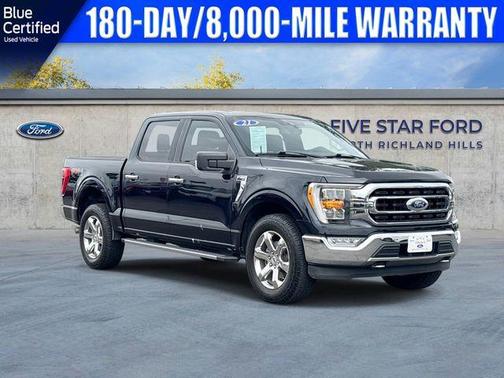 Blue Metallic 2021 Ford F-150 XLT