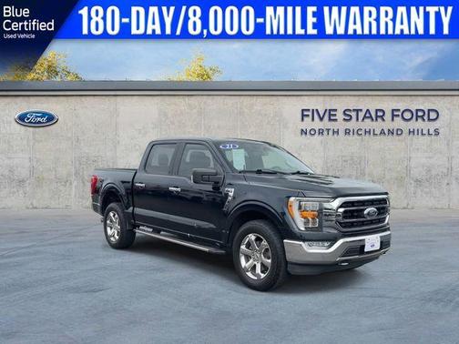 Blue Metallic 2021 Ford F-150 XLT
