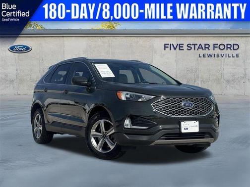 Forged Green Metallic 2023 Ford Edge SEL SUV
