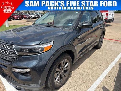 Blue Metallic 2023 Ford Explorer XLT