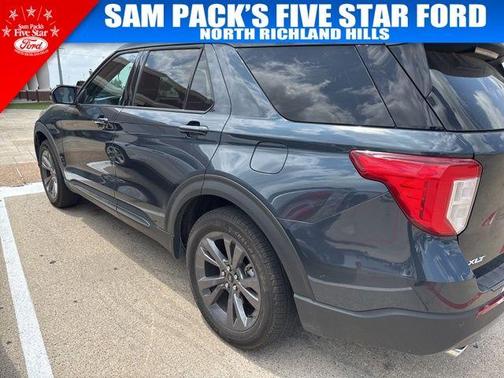 Blue Metallic 2023 Ford Explorer XLT