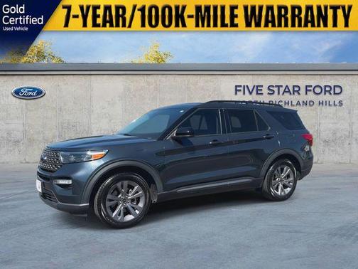 Stone Blue Metallic 2022 Ford Explorer XLT