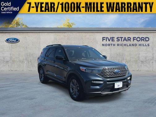 Stone Blue Metallic 2022 Ford Explorer XLT