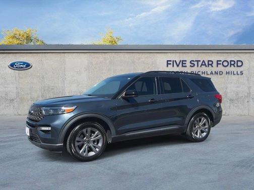Stone Blue Metallic 2022 Ford Explorer XLT
