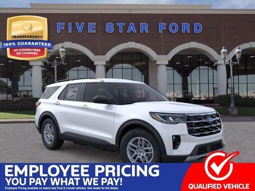 Star White 2026 Ford Explorer Active