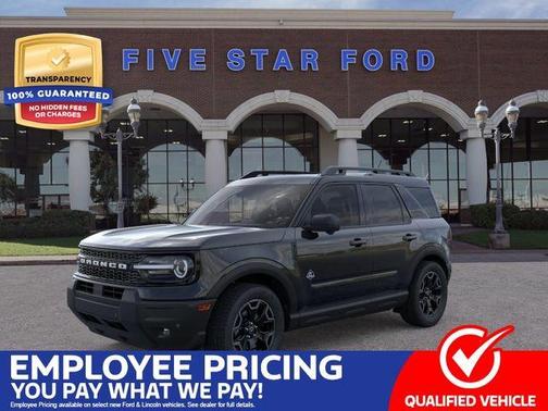 Shadow Black 2025 Ford Bronco Sport Outer Banks SUV