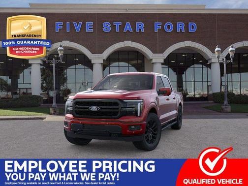 Rapid Red Metallic Tinted Clearcoat 2025 Ford F-150 Lariat