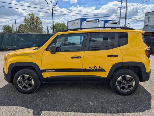 Solar Yellow 2017 Jeep Renegade Sport