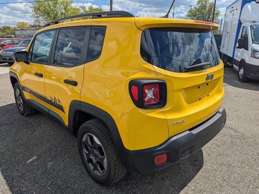 Solar Yellow 2017 Jeep Renegade Sport