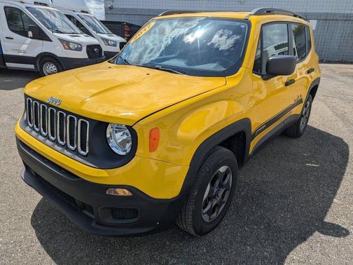Solar Yellow 2017 Jeep Renegade Sport