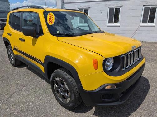 Solar Yellow 2017 Jeep Renegade Sport
