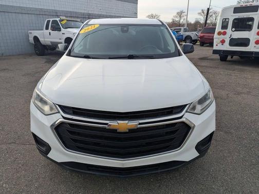 Summit White 2021 Chevrolet Traverse LS