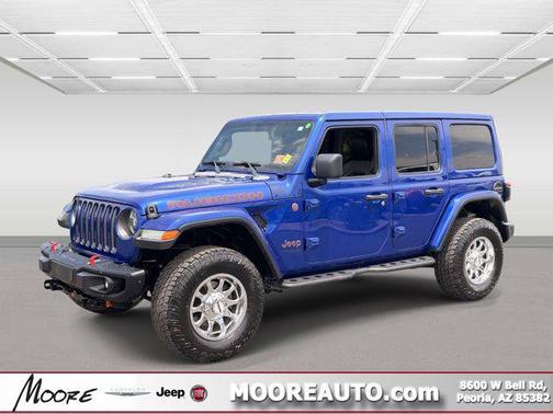 Ocean Blue Metallic Clearcoat 2019 Jeep Wrangler Unlimited Rubicon