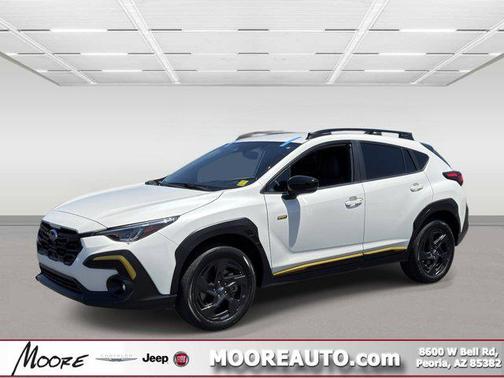 Crystal White Pearl 2024 Subaru Crosstrek Sport