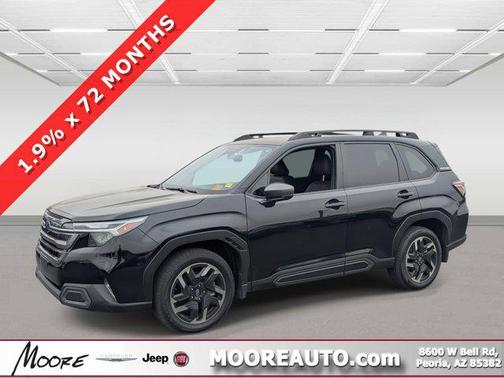 Crystal Black Silica 2025 Subaru Forester Limited