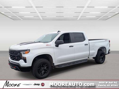 Summit White 2024 Chevrolet Silverado 1500 Custom Trail Boss