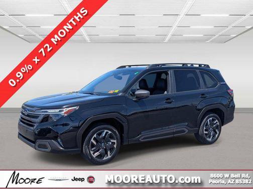 Crystal Black Silica 2025 Subaru Forester Limited
