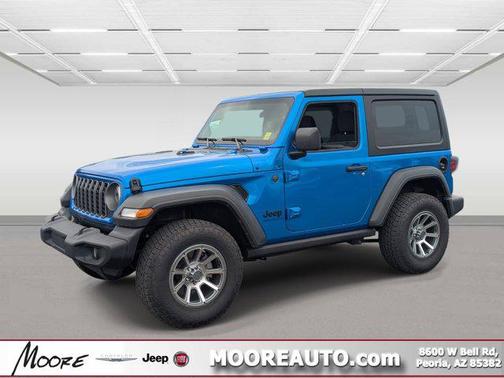 Hydro Blue Pearlcoat 2025 Jeep Wrangler Sport
