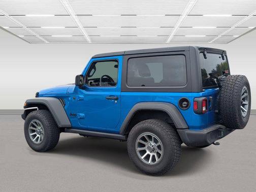 Hydro Blue Pearlcoat 2025 Jeep Wrangler Sport