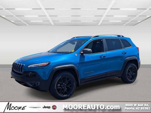 Hydro Blue Pearlcoat 2017 Jeep Cherokee Trailhawk
