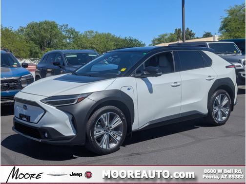 Cosmic White Pearl 2-Tone 2023 Subaru Solterra Touring