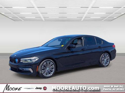 Black 2017 BMW 540 540i