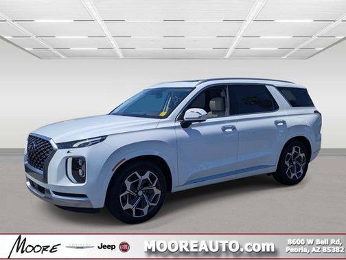 Hyper White 2021 Hyundai PALISADE Calligraphy