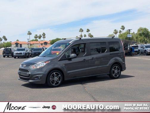 Gray 2016 Ford Transit Connect Titanium w/Rear Liftgate