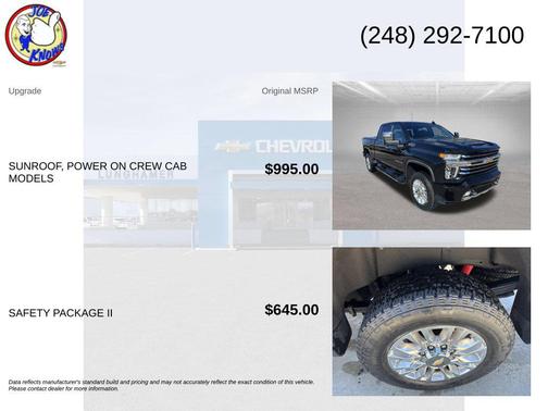 Black 2022 Chevrolet Silverado 2500 High Country