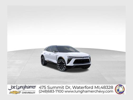 Polar White Tricoat 2026 Chevrolet Blazer EV AWD RS