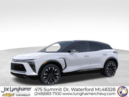 Polar White Tricoat 2026 Chevrolet Blazer EV AWD RS