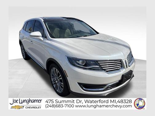 WHITE PLATINUM MET TRI-COAT 2016 Lincoln MKX Reserve