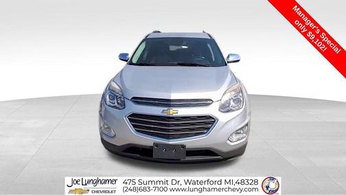 Silver Ice Metallic 2016 Chevrolet Equinox LTZ