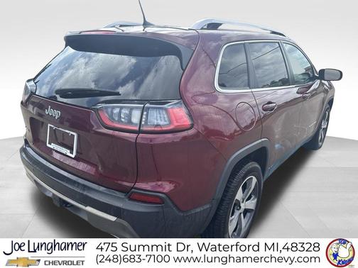 Velvet Red Pearlcoat 2019 Jeep Cherokee Limited