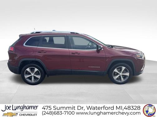 Velvet Red Pearlcoat 2019 Jeep Cherokee Limited