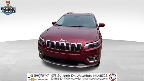 Velvet Red Pearlcoat 2019 Jeep Cherokee Limited
