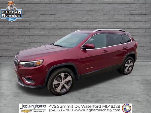 Velvet Red Pearlcoat 2019 Jeep Cherokee Limited