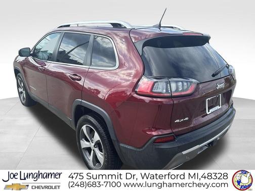 Velvet Red Pearlcoat 2019 Jeep Cherokee Limited