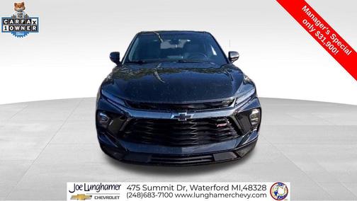 Black 2023 Chevrolet Blazer RS