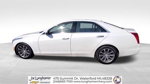 Crystal White Tricoat 2016 Cadillac CTS 2.0L Turbo Luxury