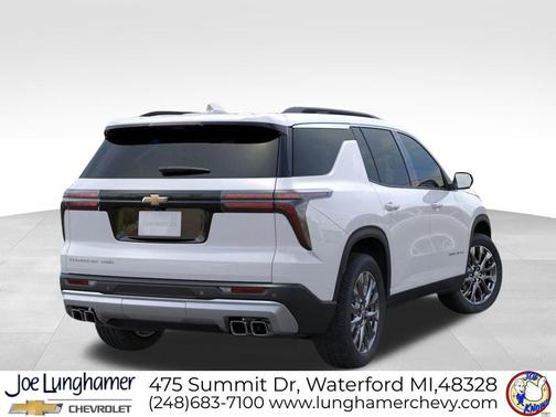 Summit White 2026 Chevrolet Traverse LT