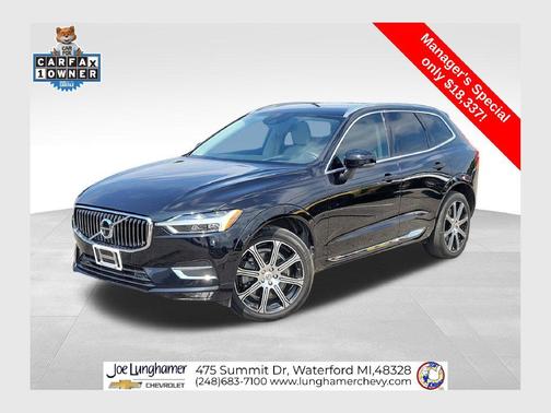 Onyx Black Metallic 2021 Volvo XC60 T6 Inscription