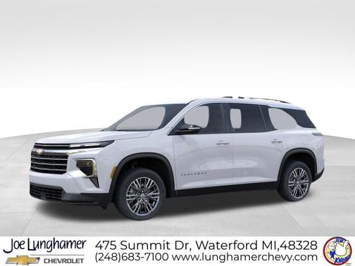Summit White 2026 Chevrolet Traverse LT