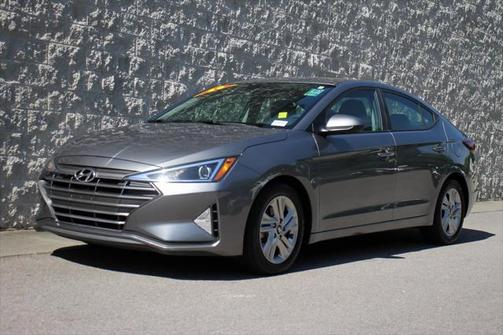 Machine Gray 2019 Hyundai ELANTRA SEL