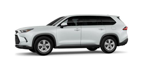 White 2026 Toyota Highlander Hybrid LE
