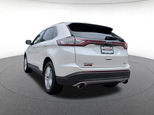 White Platinum Metallic Tri-Coat 2018 Ford Edge SEL