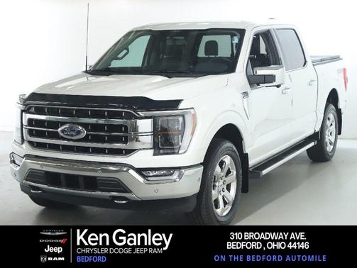 Star White Metallic Tri-Coat 2022 Ford F-150 Lariat