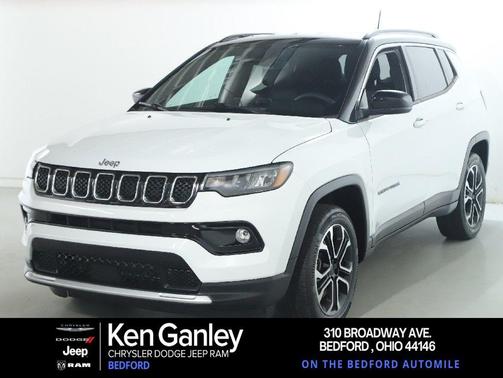 Bright White Clearcoat 2023 Jeep Compass Limited