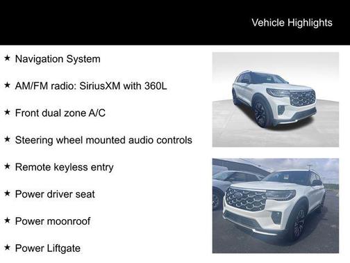 2025 Ford Explorer Platinum